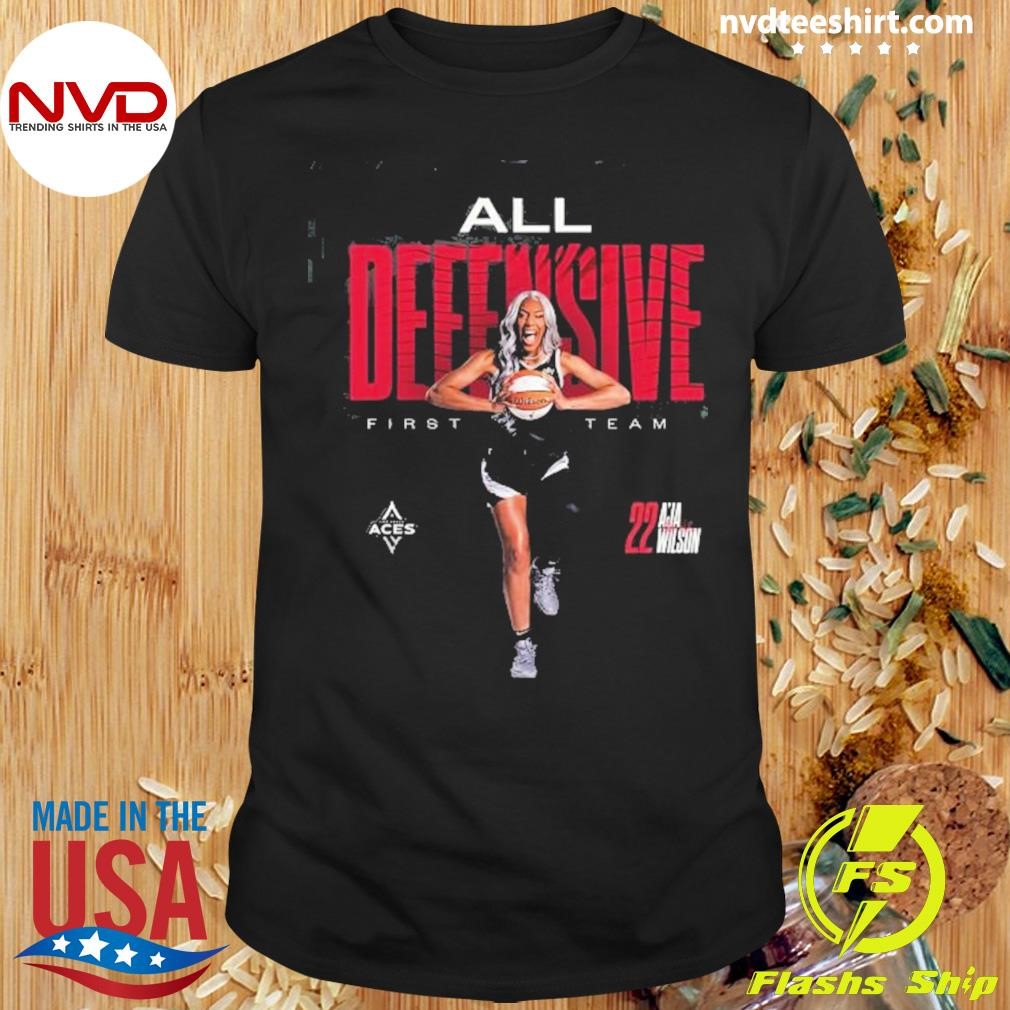 Congrats, A’ja Wilson On Earning All-defensive First Team For The Third Consecutive Year 2024 Shirt