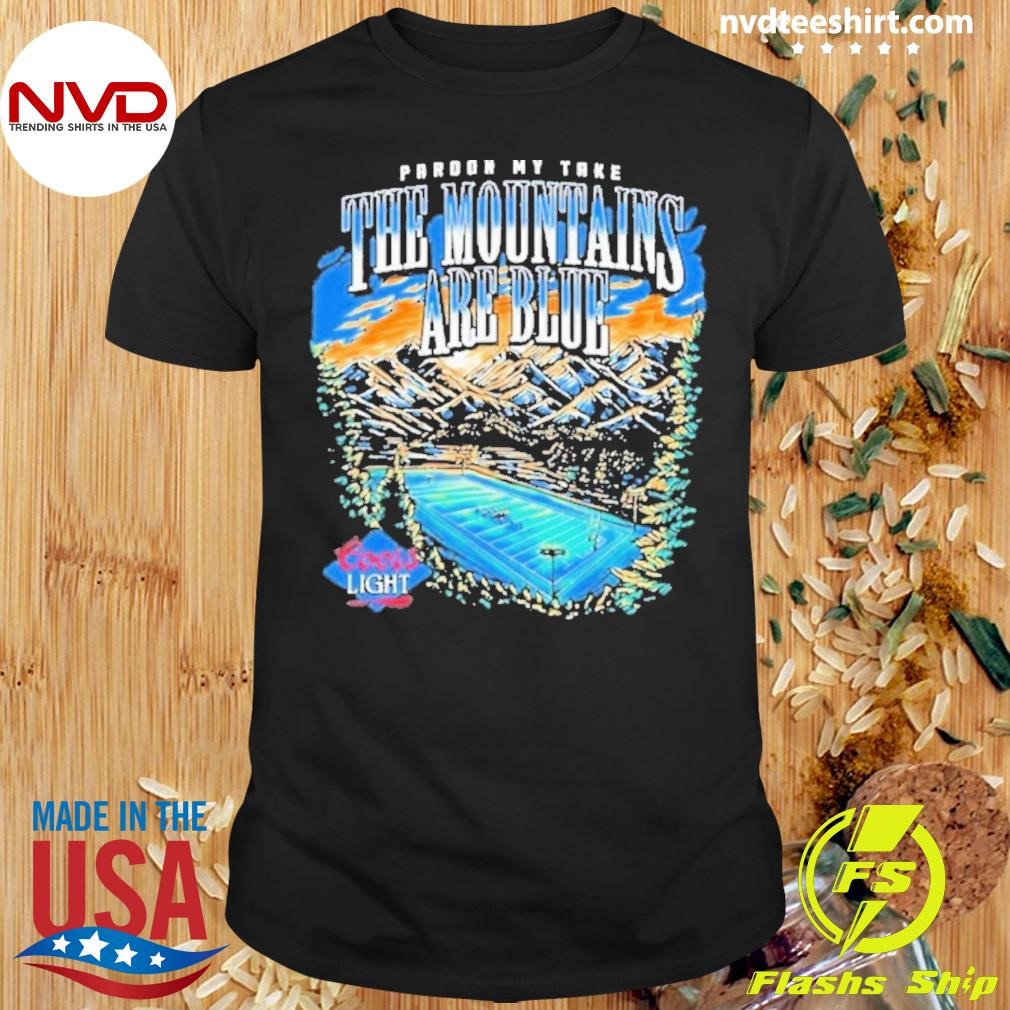 Coors X Pmt The Mountains Are Blue Crewneck 2024 Shirt