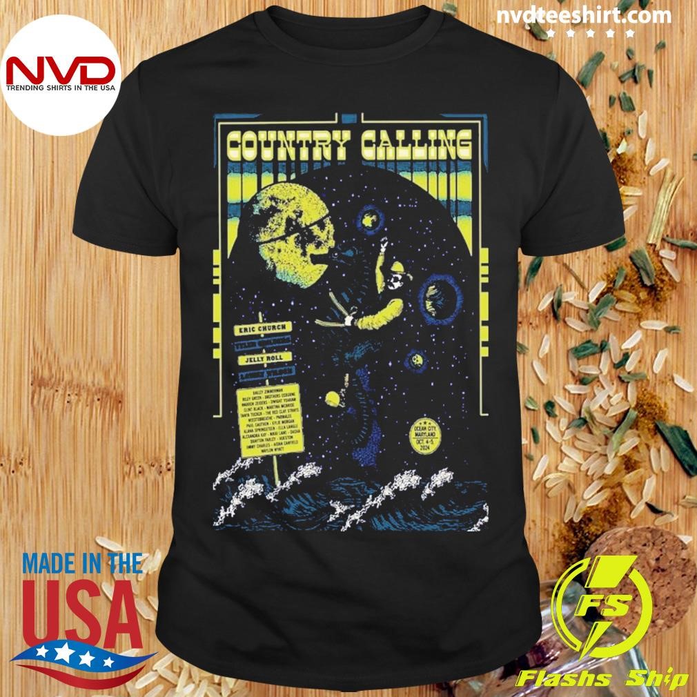 Country Calline Festival In Ocean City Maryland On Oct 4-5 2024 Poster Shirt