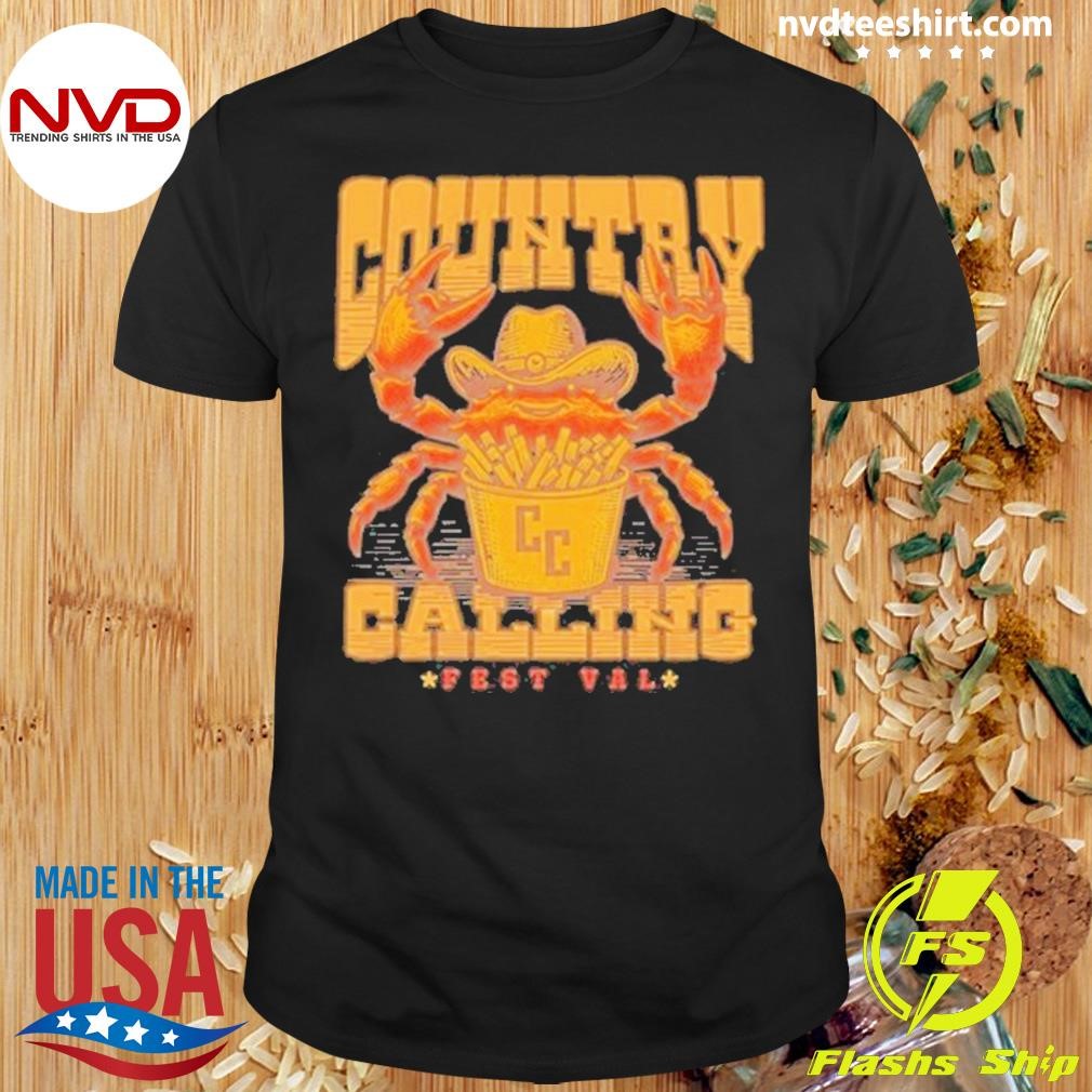 Country Calling Crab Lineup 2024 Shirt