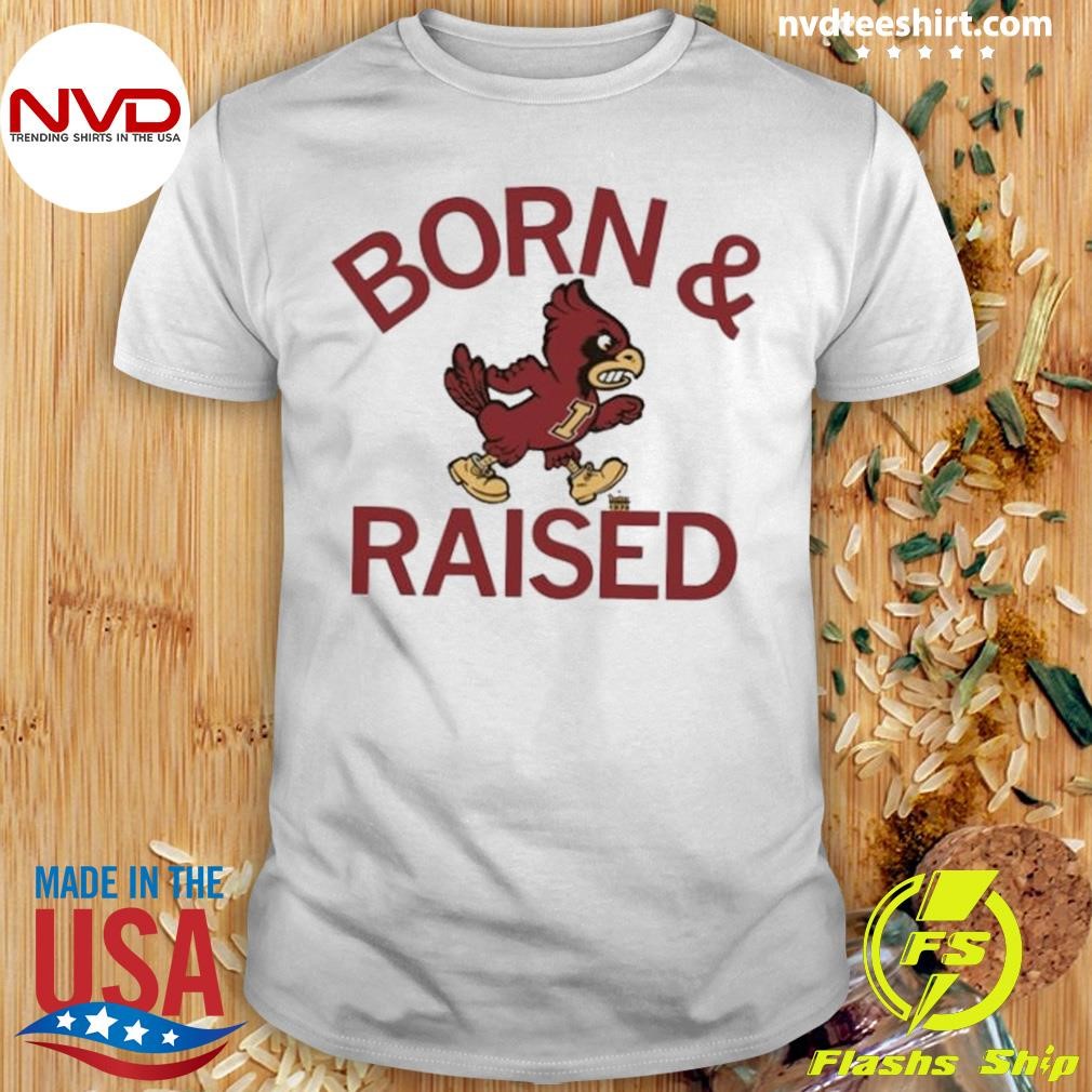 Cyclones Born & Raised Vintage Iowa State Born And Raised 2024 Shirt