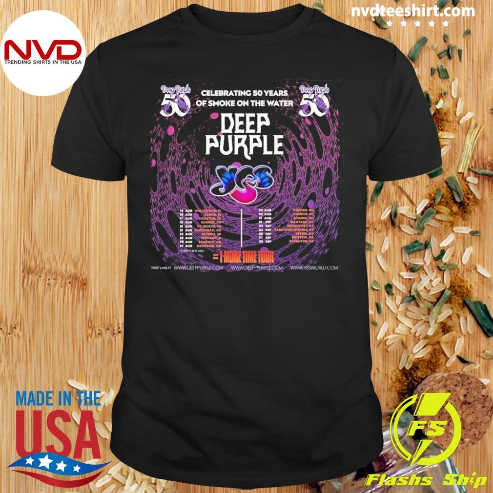 Deep Purple Recruit Yes For North American Tour 2024 Shirt