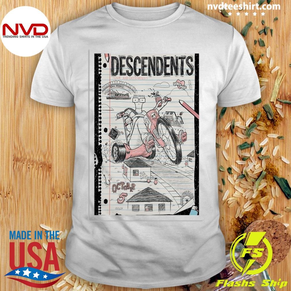 Descendents Oct 5 2024 Saint Rocke Hermosa Beach CA Shirt