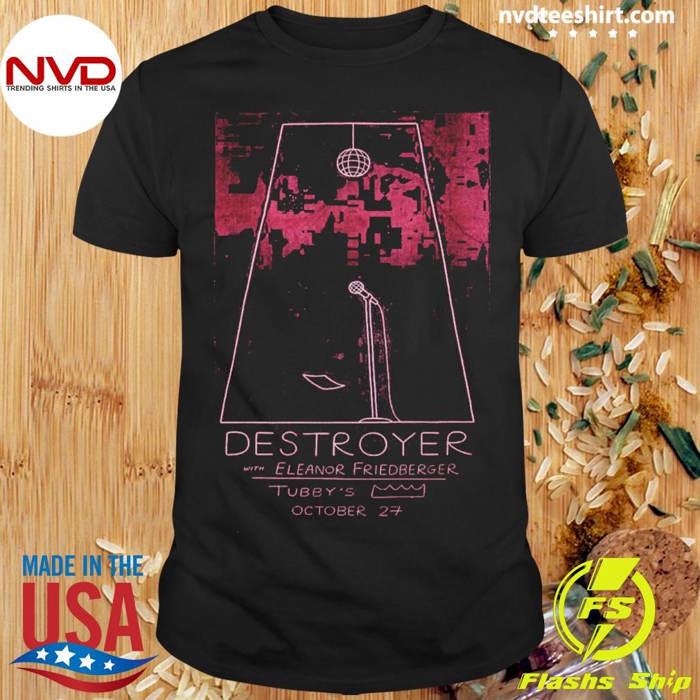 Destroyer Live At Tubby’s On October 27 2024 In Kingston, Ny Poster 2024 Shirt