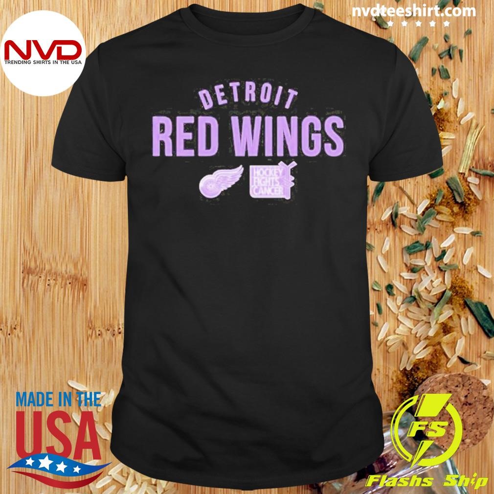 Detroit Red Wings Hockey Fights Cancer 2024 Shirt