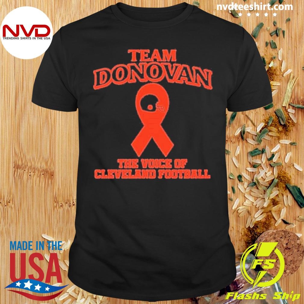 Donovan The Voice Of Cleveland Football 2014 Shirt