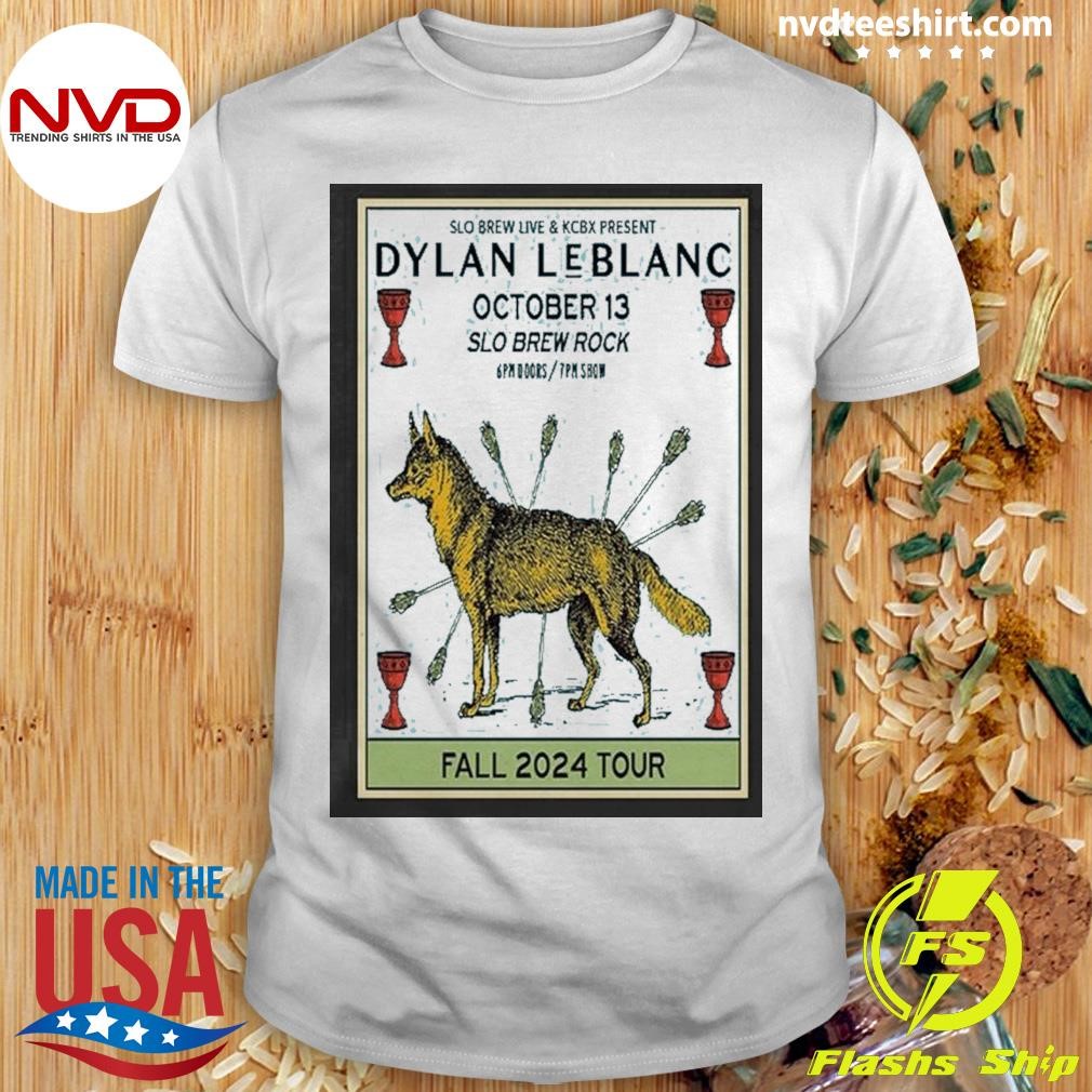 Dylan Leblanc Oct 13 2024 Slo Brew Rock In San Luis Obispo Ca Poster Shirt