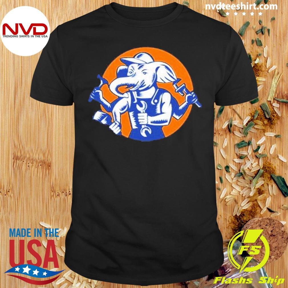 Elephant Builder Plumber Mechanic Pa 2024 Shirt