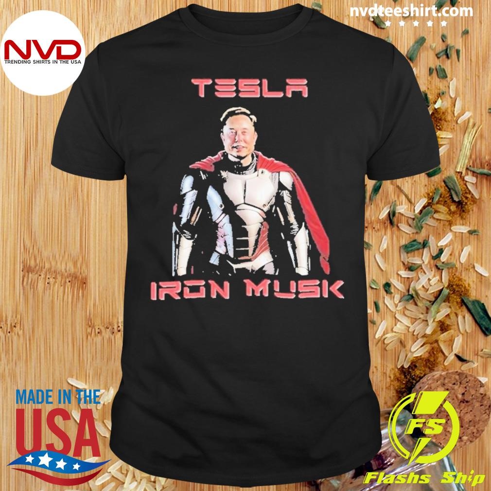 Elon Musk Iron Musk Flying Suit Of Armor 2024 Shirt