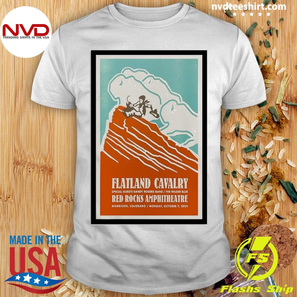 Flatland Cavalry Oct 7 2024 Red Rocks Amphitheatre, Morrison CO Shirt