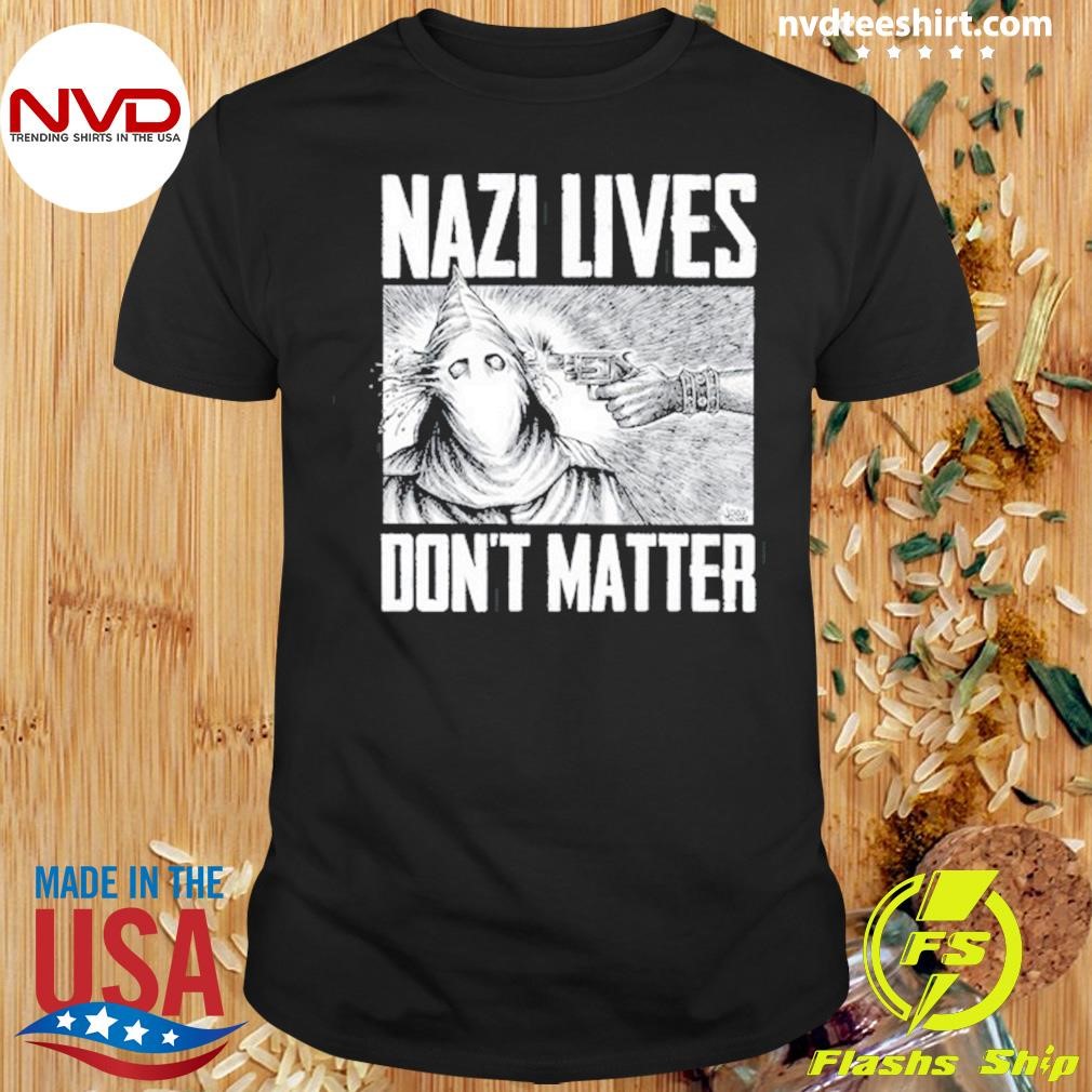 Free Palestine Nazi Lives Don't Matter Diablo Macabre Tee Shirt