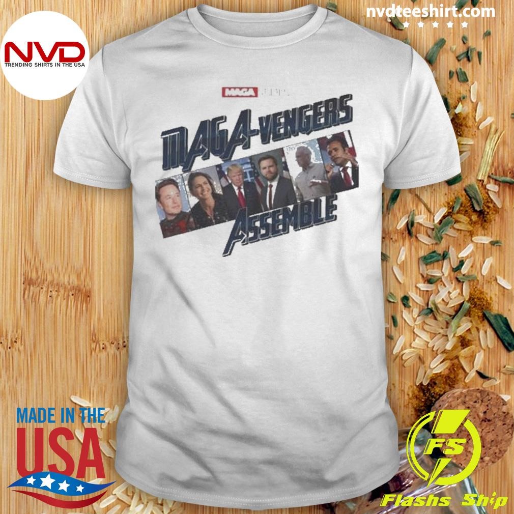 Freedom, Liberty Maga-vengers Assemble Tee, Republican Dream Team, Trump, Vance, Rfk Jr, Vivek, Tulsi, Elon, Save America, Election 2024 Shirt