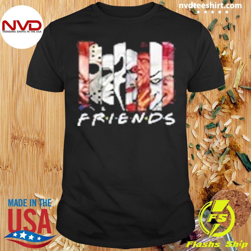 Friends Halloween Horror Squad Parody Performance Shirt