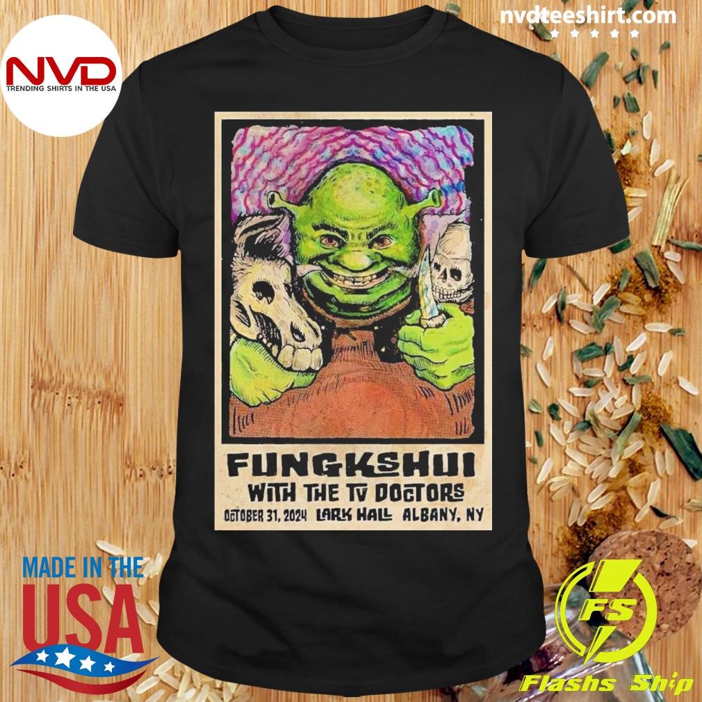 Fungkshui Oct 31 2024 Lark Hall In Albany Ny Poster Shirt