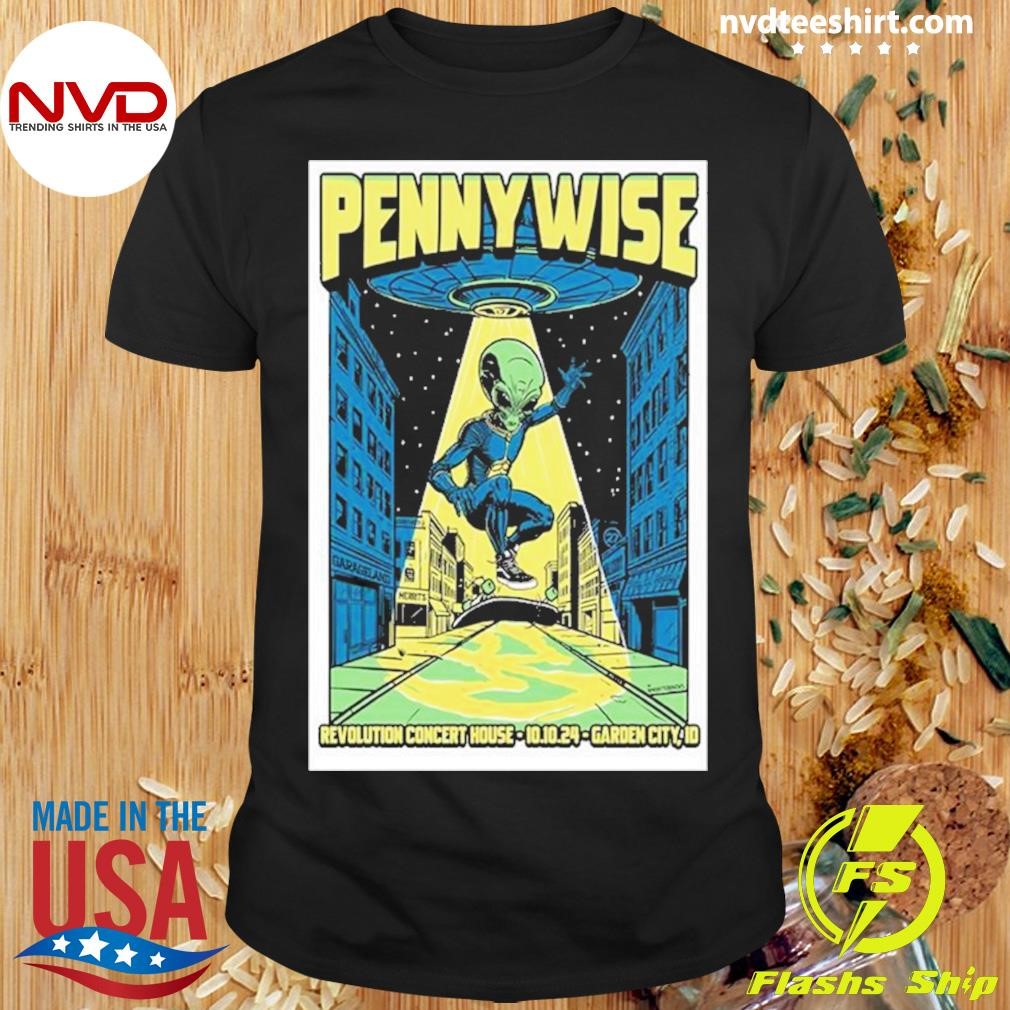 Garden City Id Tour Poster Pennywise Oct 10 2024 Shirt