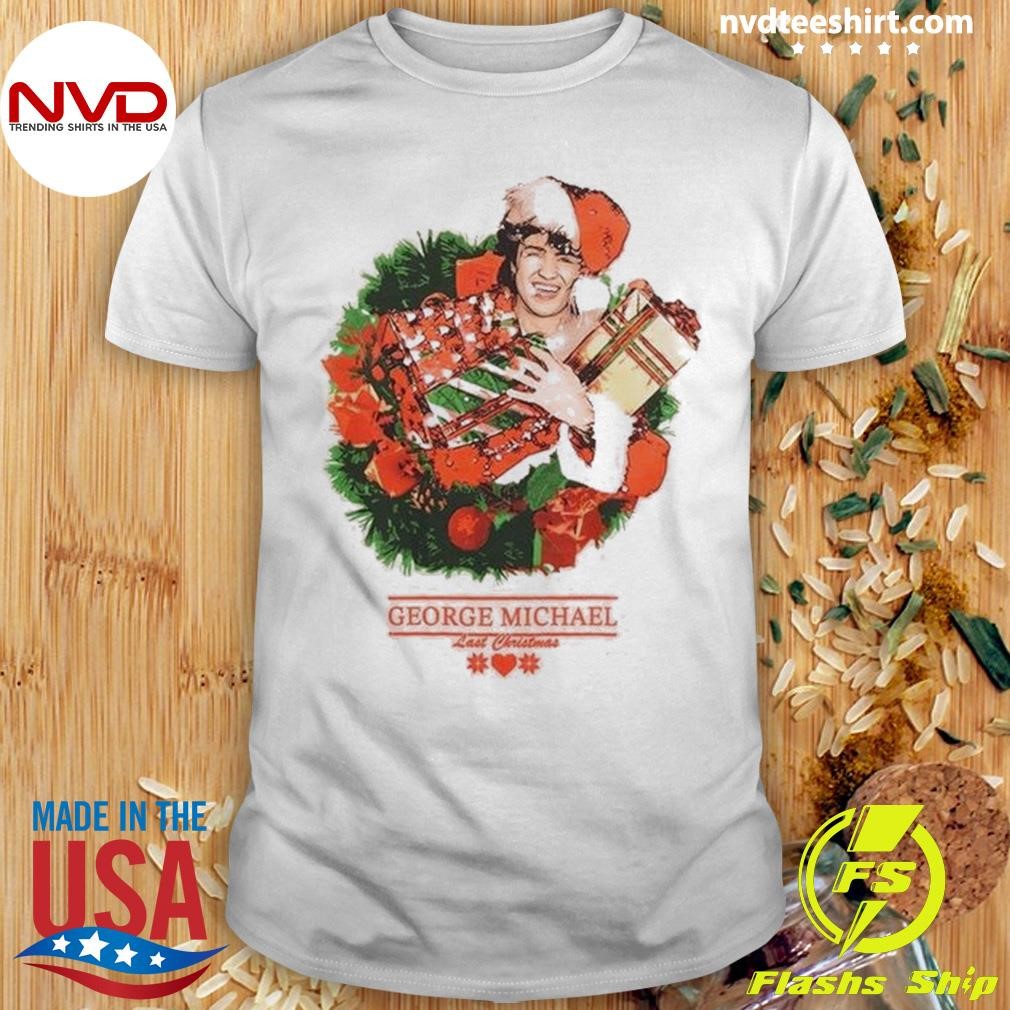 George Michael Last Christmas Portrait Christmas 2024 Shirt