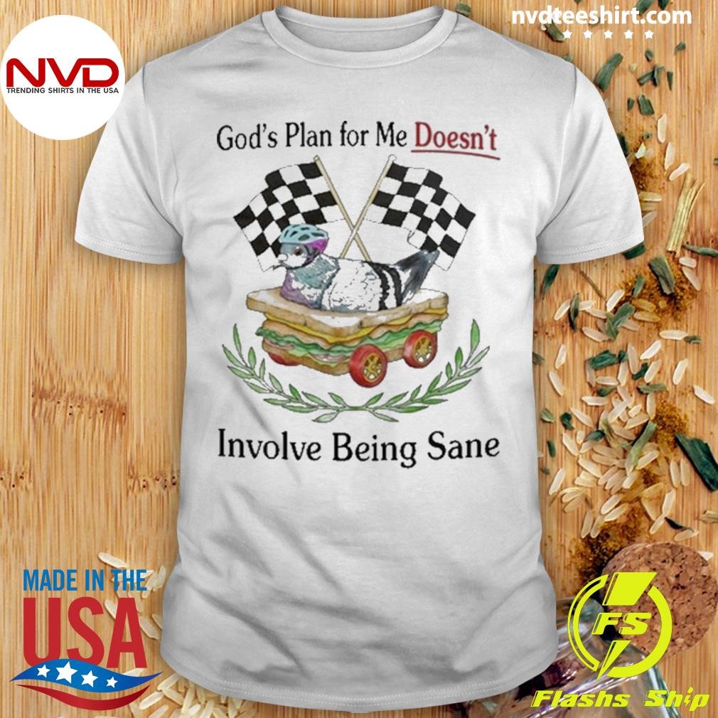 God’s Plan For Me Doesn’t Involve Being Sane Shirt