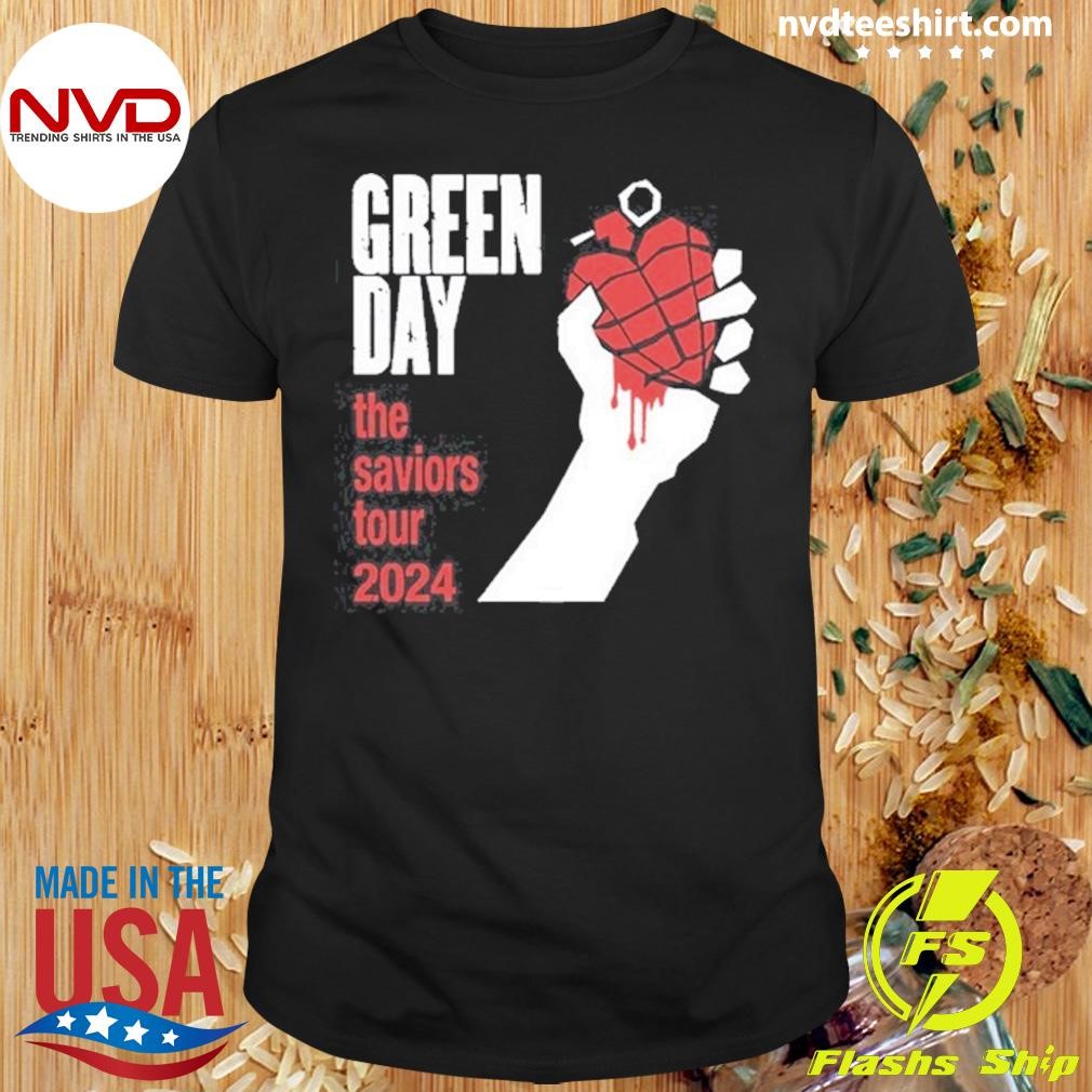 Green Day American Idiot The Saviors Tour 2024 Shirt