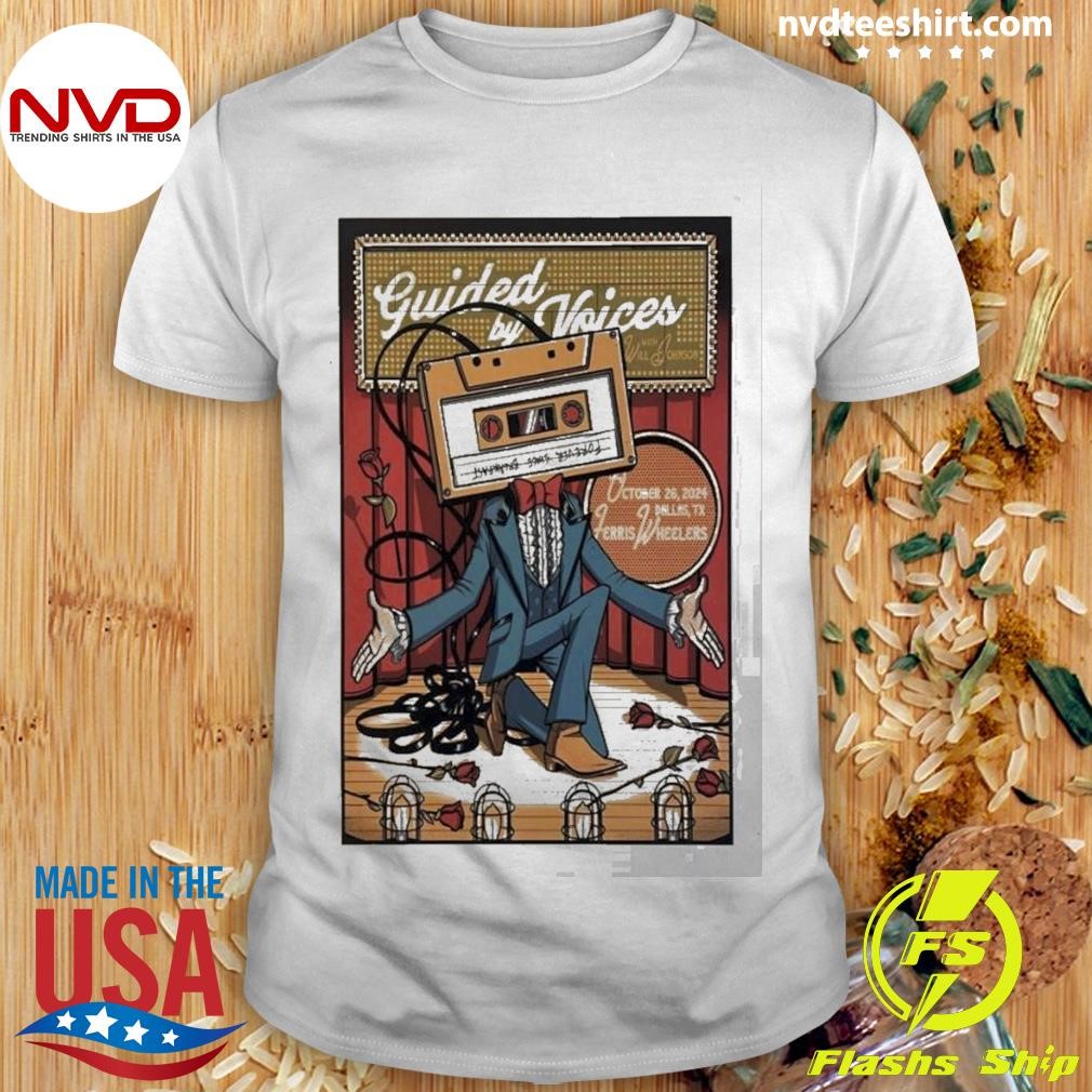 Guided By Voices Oct 26 2024 Ferris Wheelers Backyard And Bbq In Dallas Tour Shirt