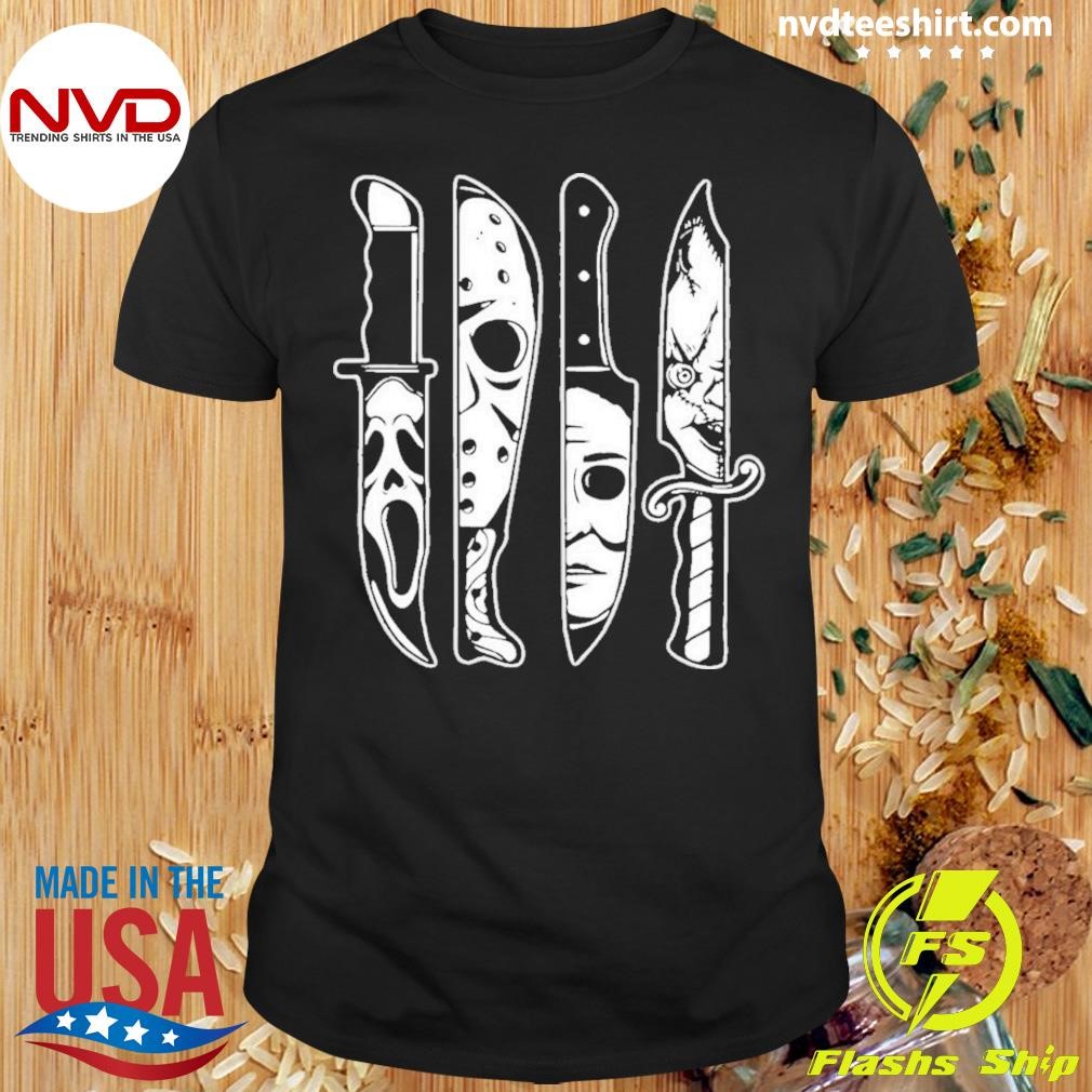 Halloween Knives Machete Horror Movies 2024 Shirt