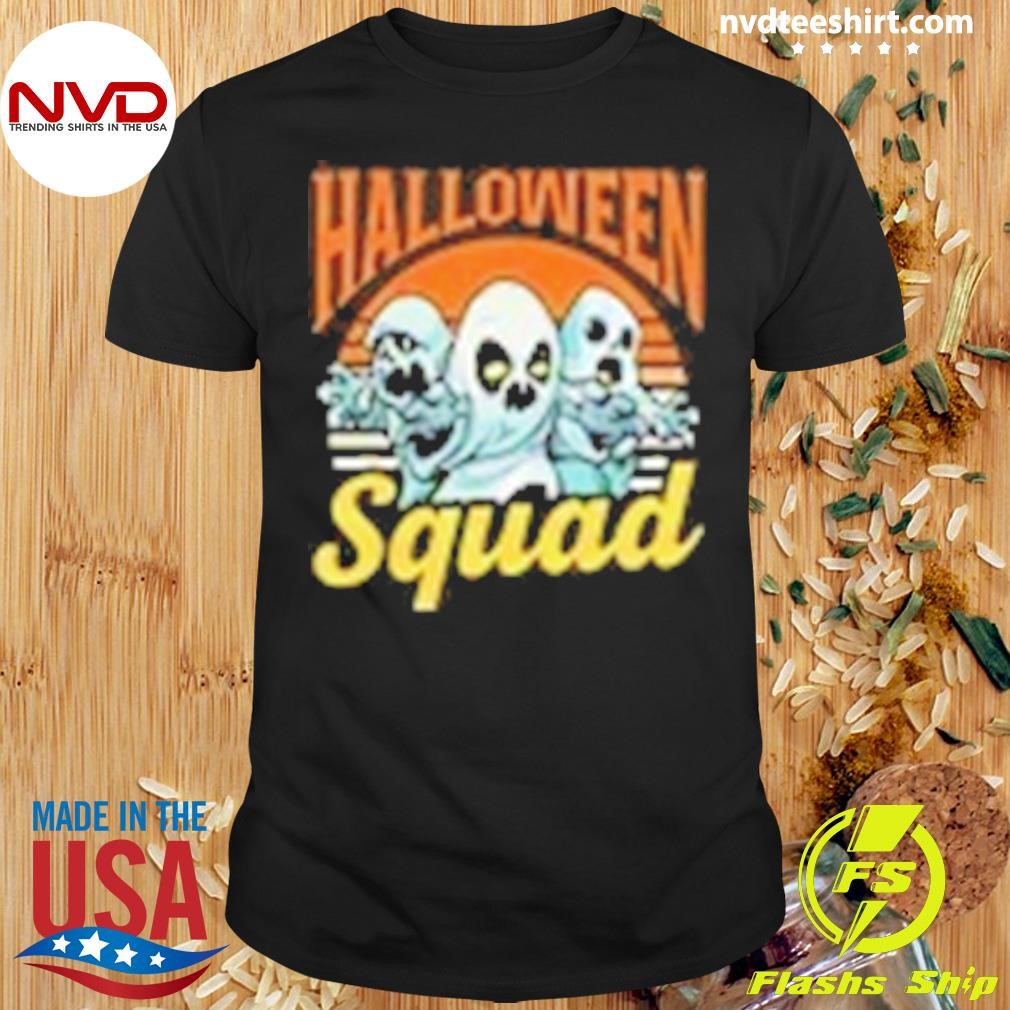 Halloween Squad Cute Costume Scary Halloween Womens California Wash Shirt