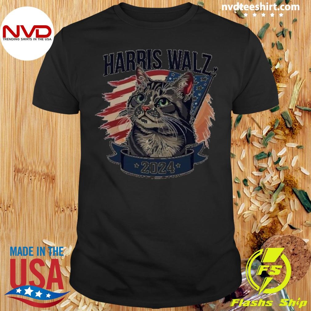 Harris Walz 2024 Cat Kamala Harris Tim Walz Waltz 2024 Shirt