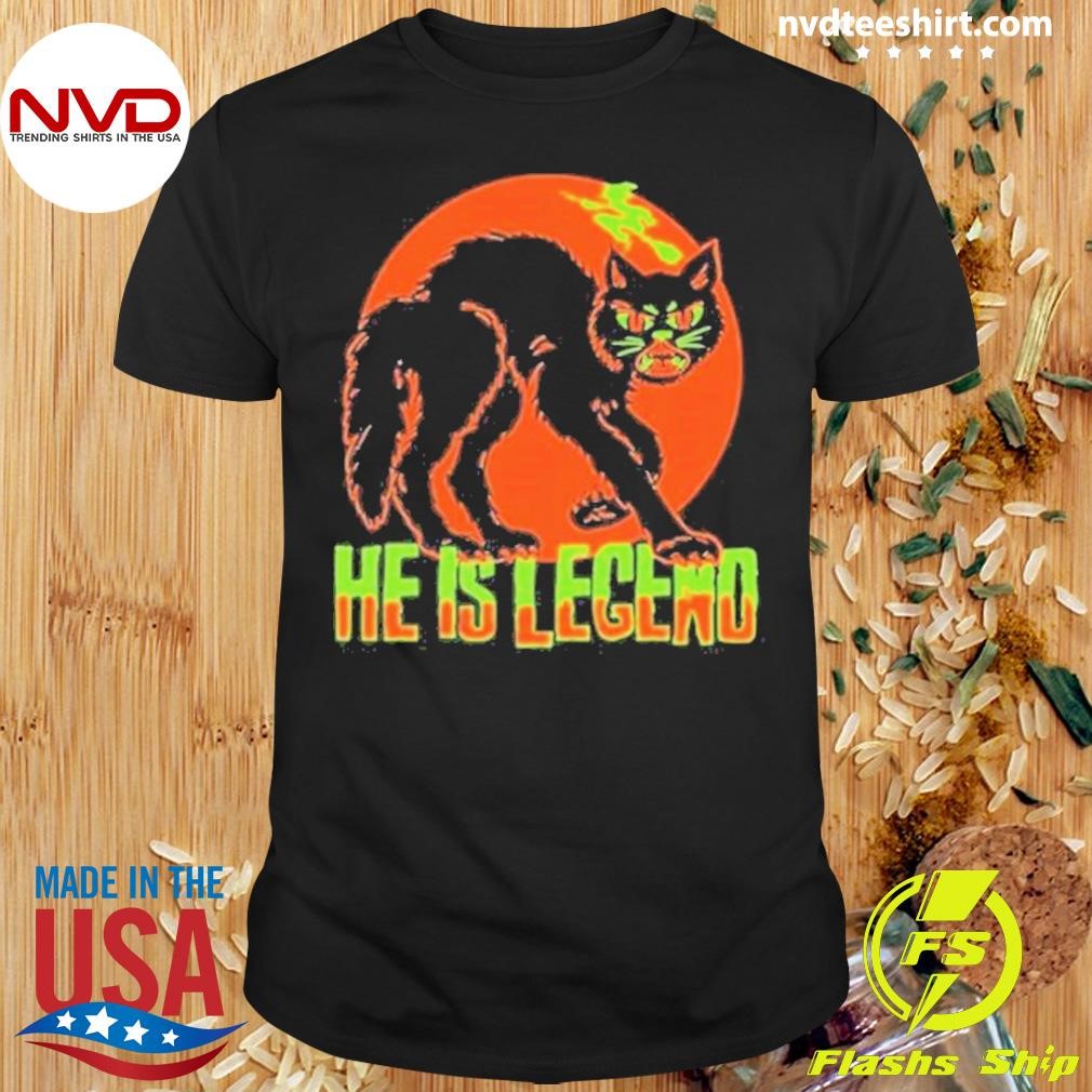 He Is Legend Spooky Cat 2024 Shirt