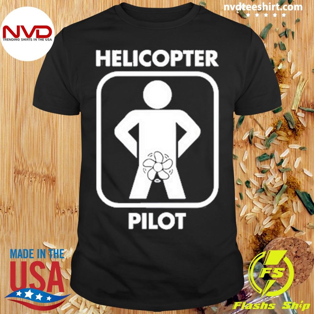 Helicopter Pilot Black 2024 Shirt