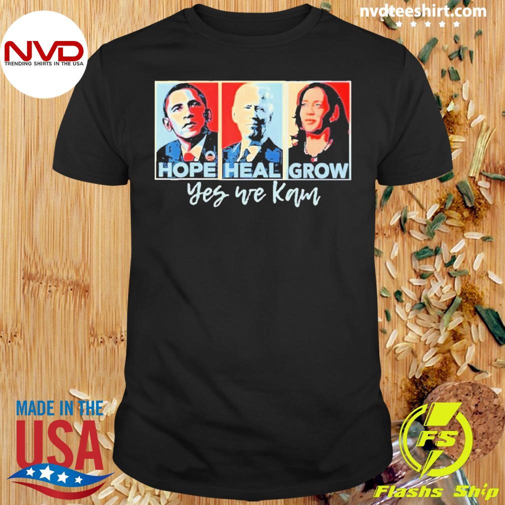 Hope Heal Grow President Kamala Harris 2024 Shirt