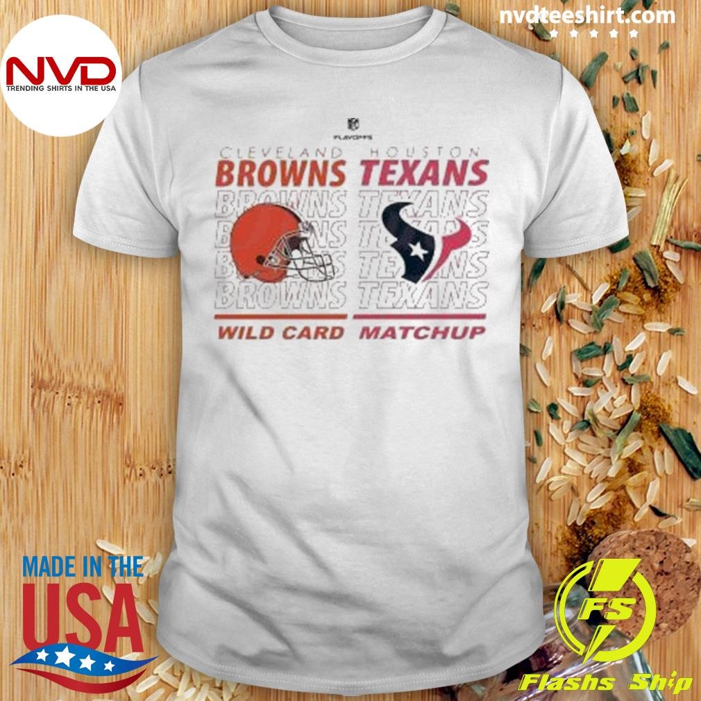 Houston Vs Cleveland Browns Wild Card Matchup 2024 Shirt