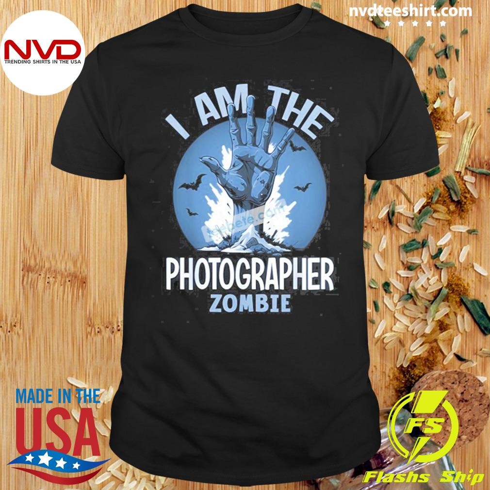 I Am The Photographer Zombie Halloween Matching Outfits 2024 Shirt