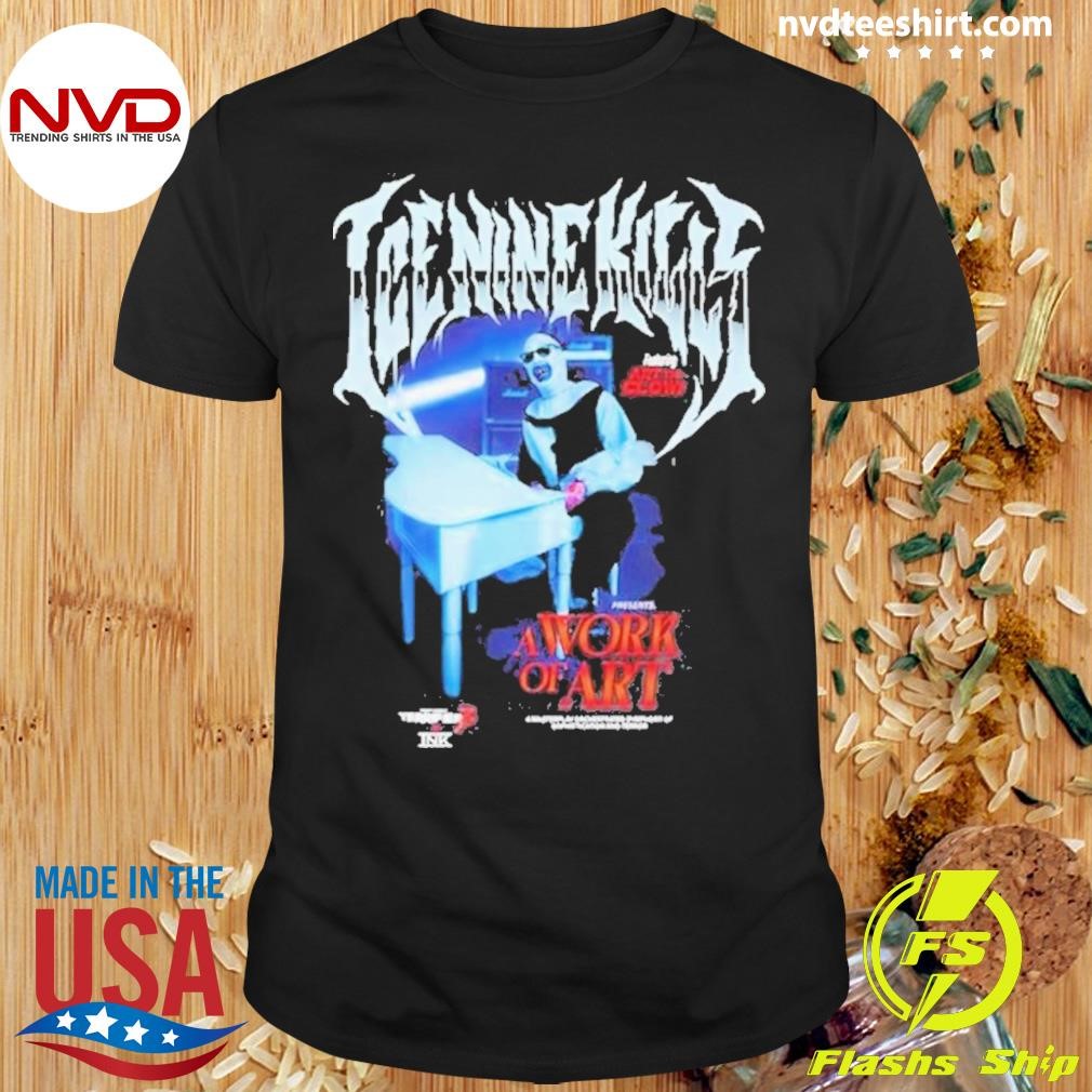 Ice Nine Kills X Terrifier A Work Of Art Piano Shirt