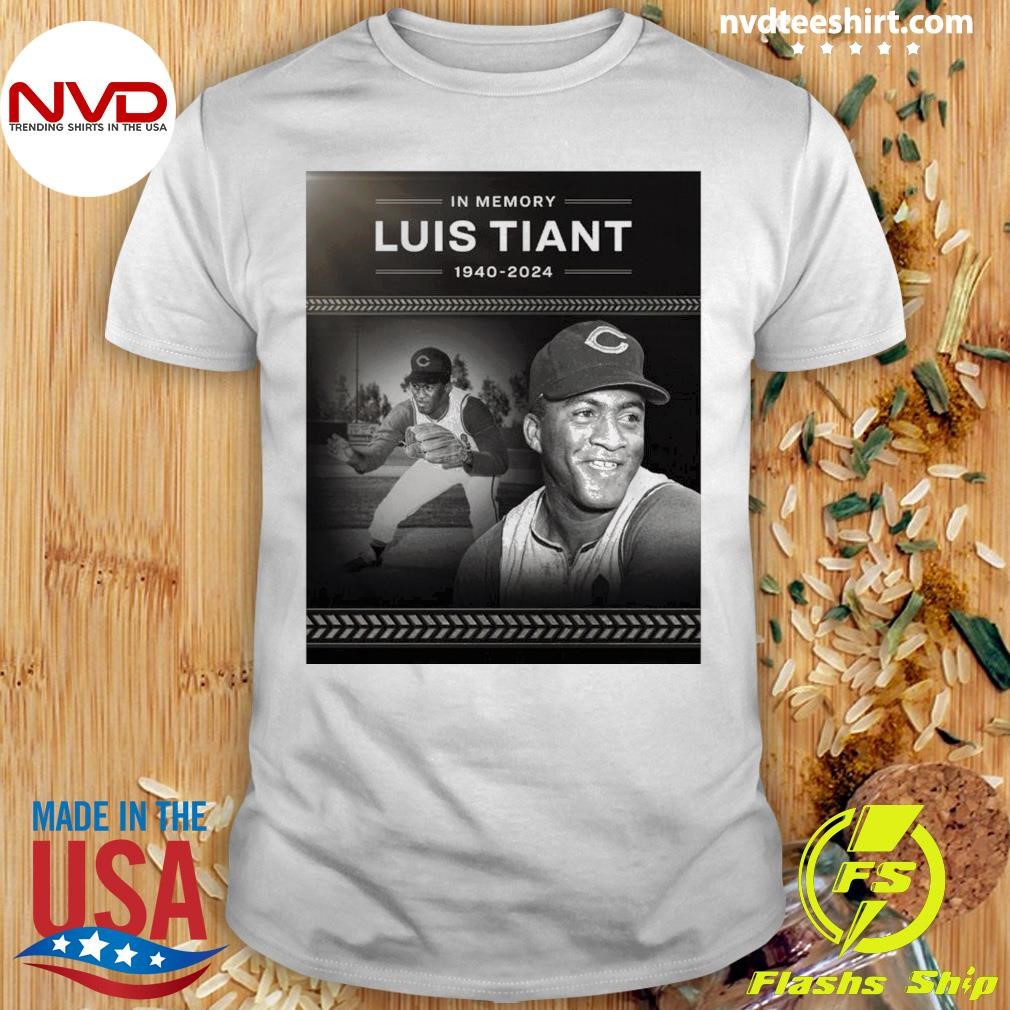 In Memory Luis Tiant 1940-2024 Boston Red Sox Shirt