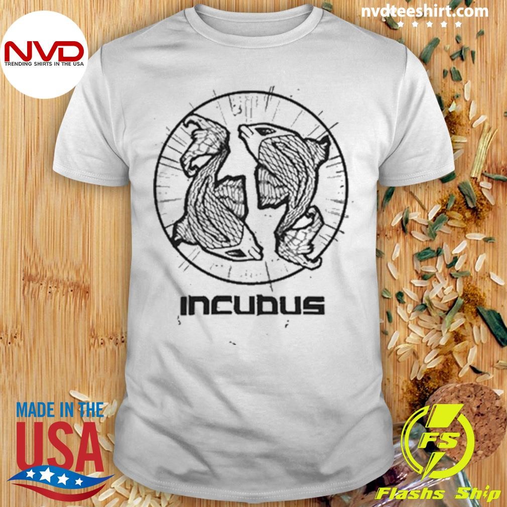 Incubus Morning View Koi Fish Mustard Shirt