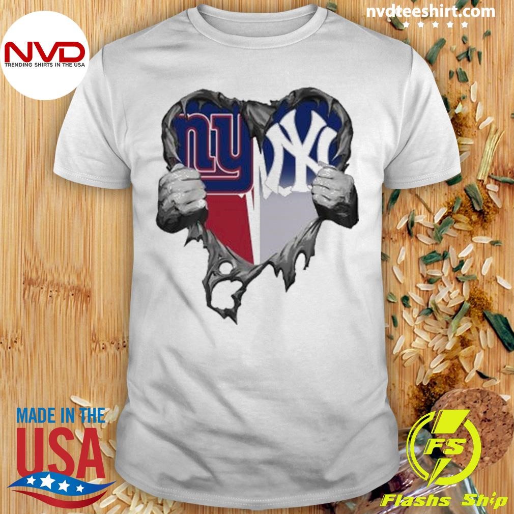 Inside Me New York Giants And New York Yankees 2024 Shirt