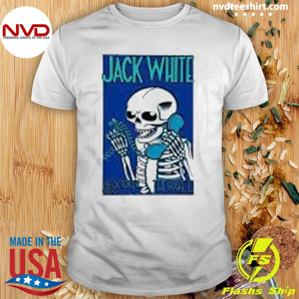 Jack White Show Poster The Rave 26 Oct 2024 Milwaukee Wi Shirt