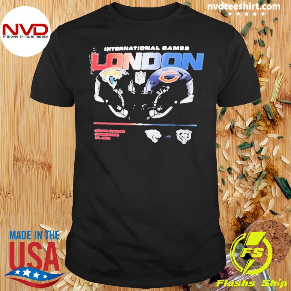 Jacksonville Jaguars vs. Chicago Bears 2024 International Games London Hemet Matchup 2024 Shirt