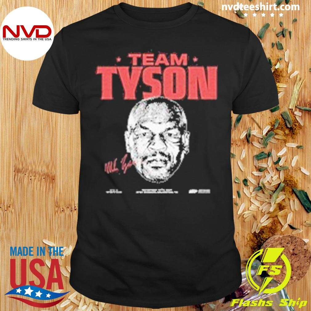 Jake Paul vs. Mike Tyson Team Tyson Comfort Shirt