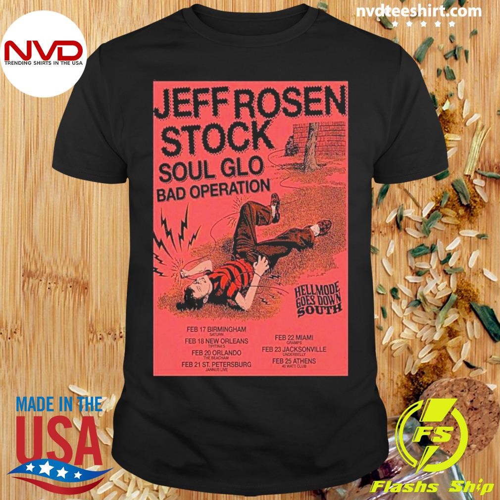 Jeff Rosenstock Hellmode 2025 Show Poster Shirt