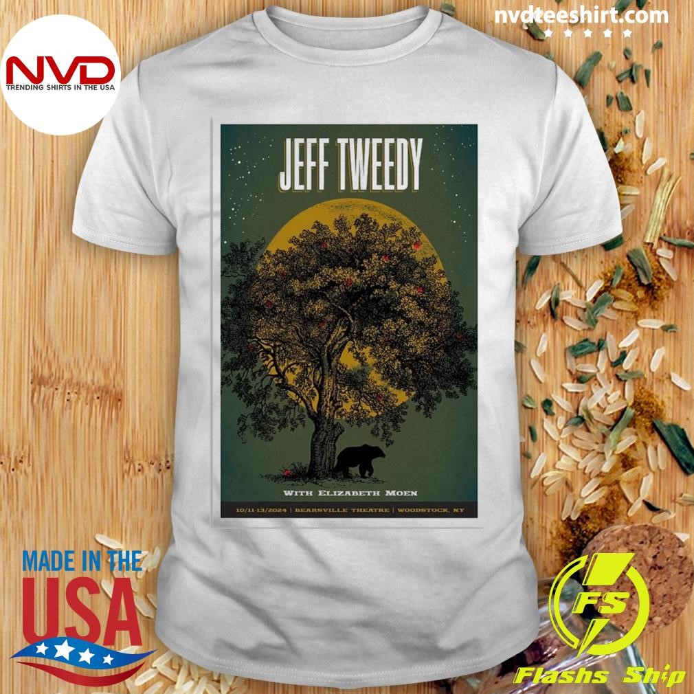 Jeff Tweedy October 11-13, 2024 Bearsville Theater Woodstock, NY Shirt