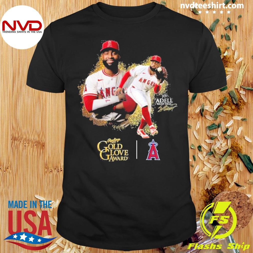 Jo Adell Los Angeles Angels Gold Glove Award Finalist 2024 Shirt