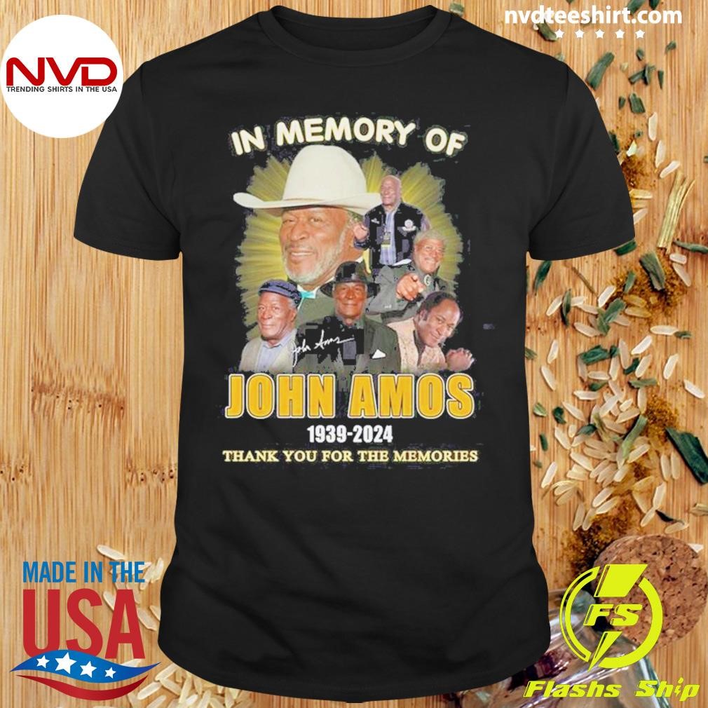 John Amos In Memory Of The Legend 1939 2024 Thank You Shirt