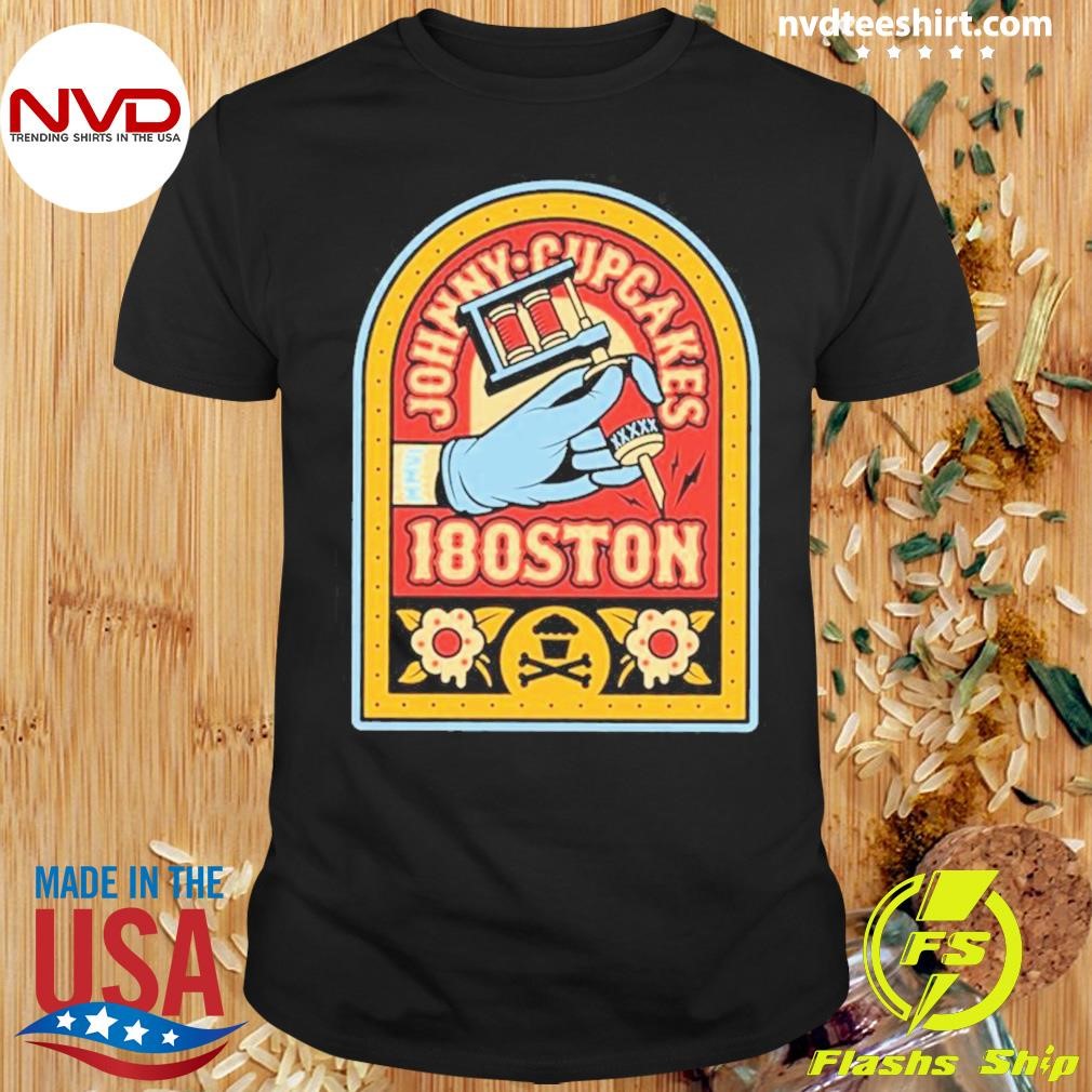 Johnny Cupcakes 18 Years Tattoo Boston Anniversary 2024 Shirt