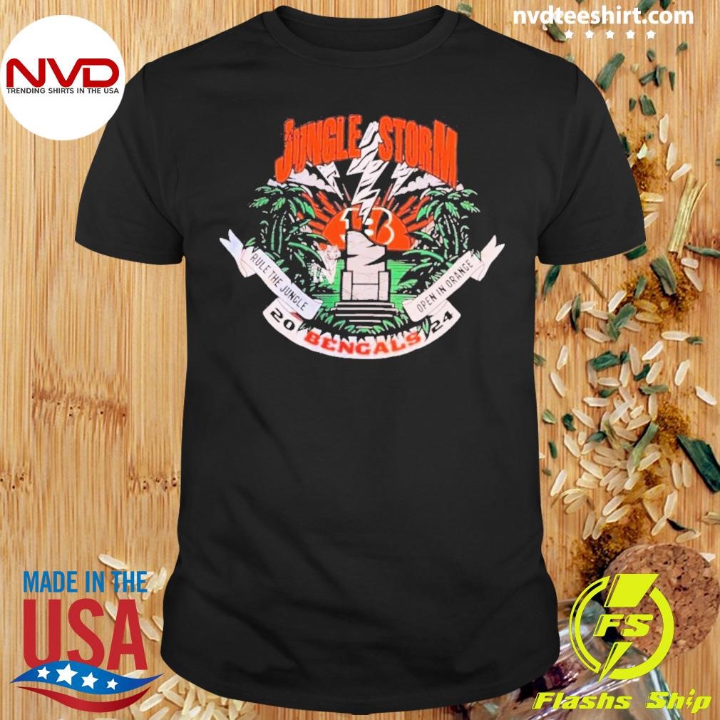 Jungle Storm Cincinnati Bengals 2024 Shirt