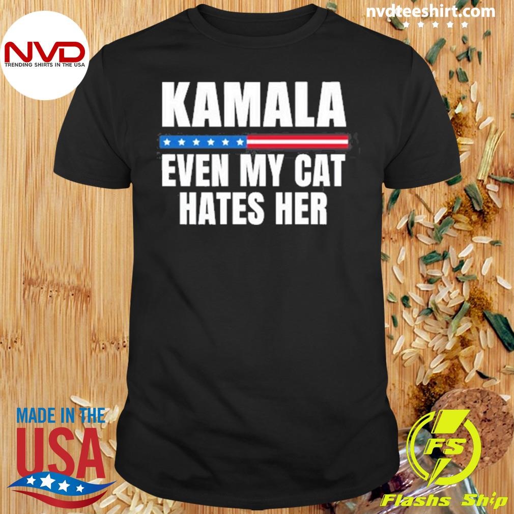 Kamala Even My Cat Hates Her Shirt