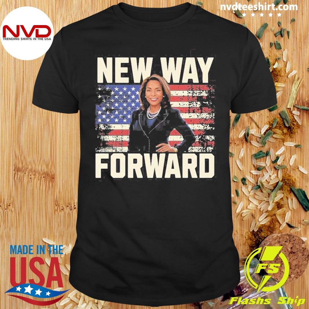 Kamala Harris New Way Forward Usa Flag 2024 Shirt