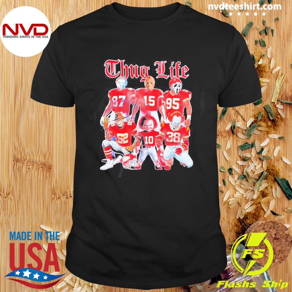 Kansas City Chiefs Football Thug Life Players Halloween 2024 Shirt