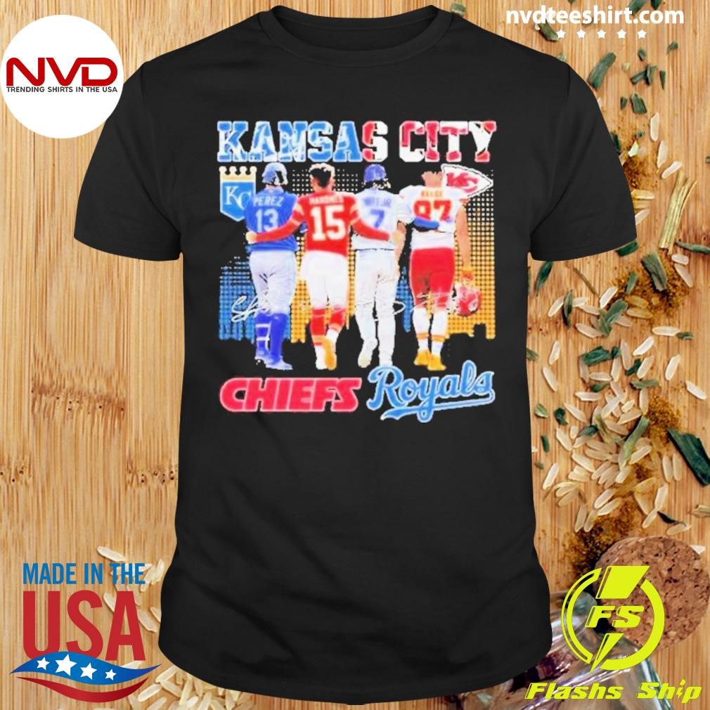 Kansas City Chiefs Kansas City Royals Famous Duo 2024 Shirt