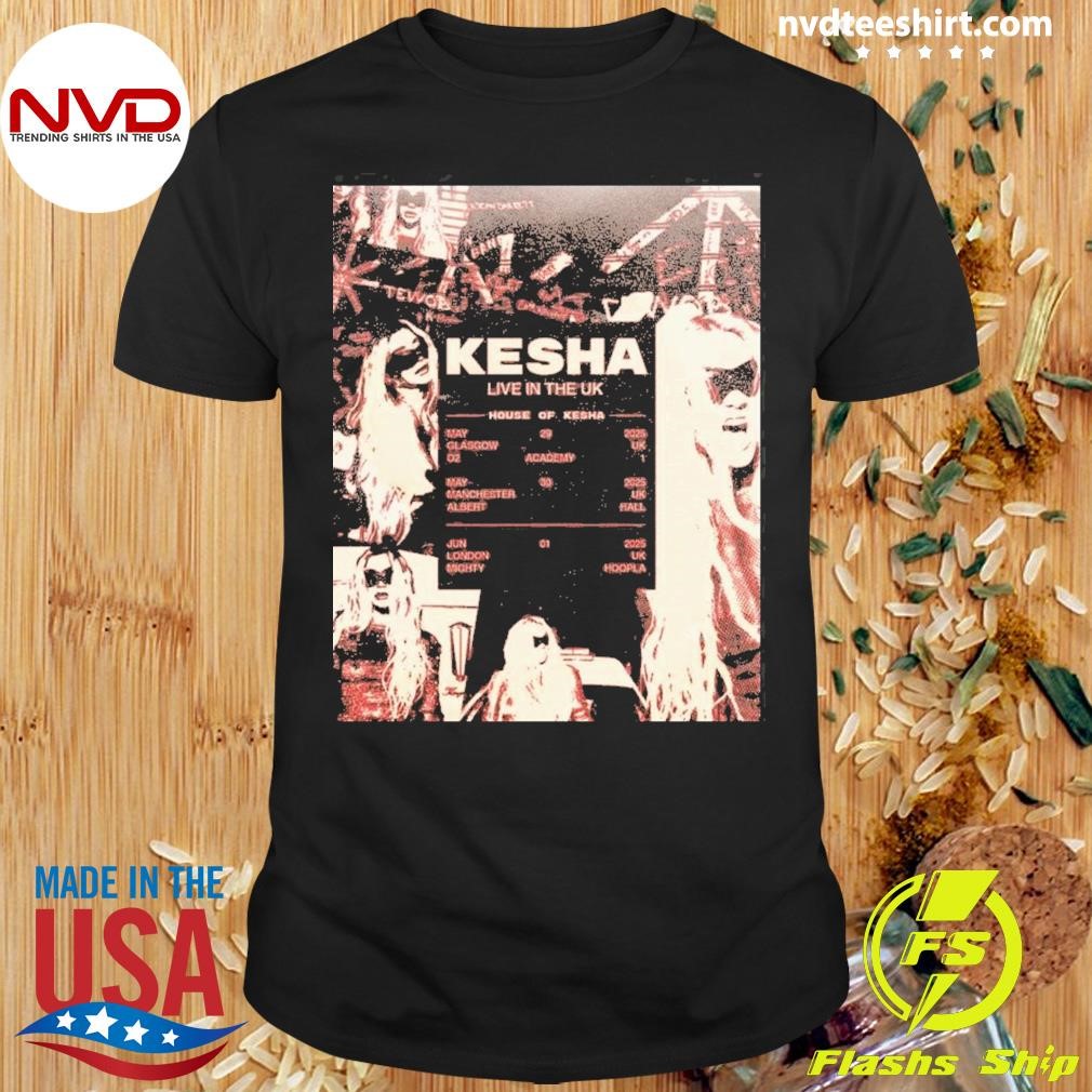 Kesha Live In The UK 2025 Shirt