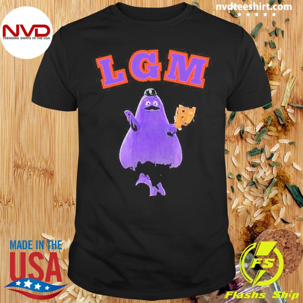 Let’s Go Mets Grimace Lgm New York Mets 2024 Shirt